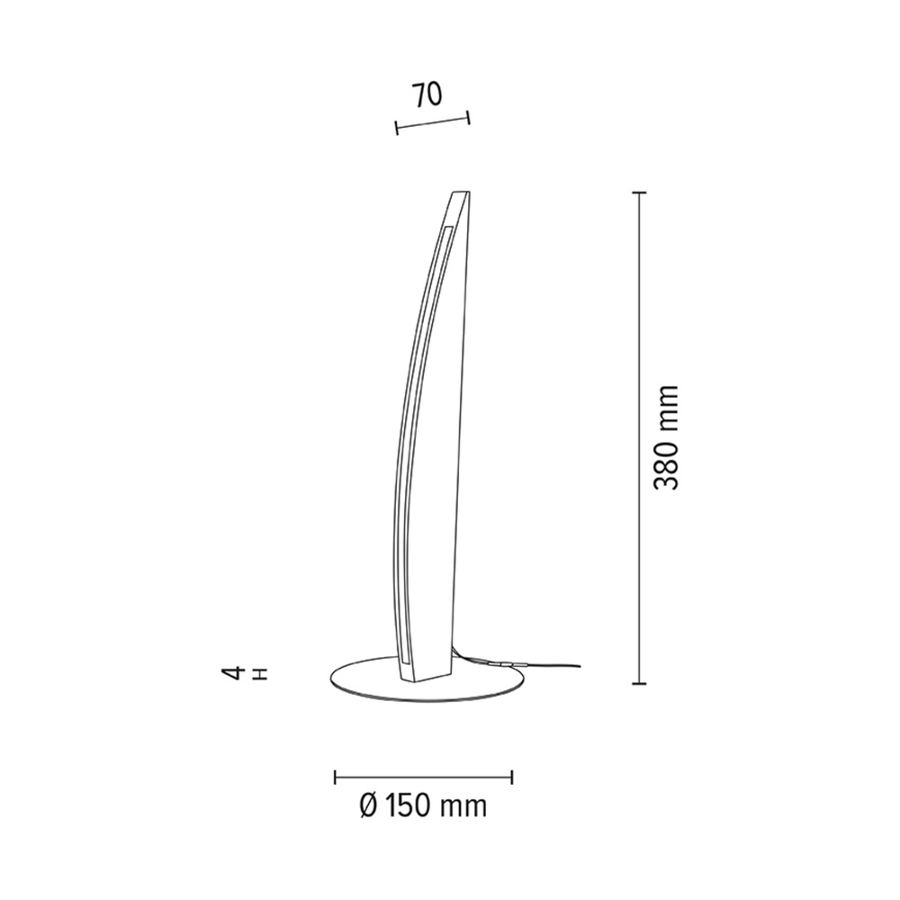 Lampa stołowa DUBAI drewno dębowe DIMM 7017404100000