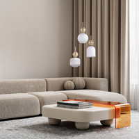 SOPHIA COGNACWHITE LAMPA WISZACA 3XE14