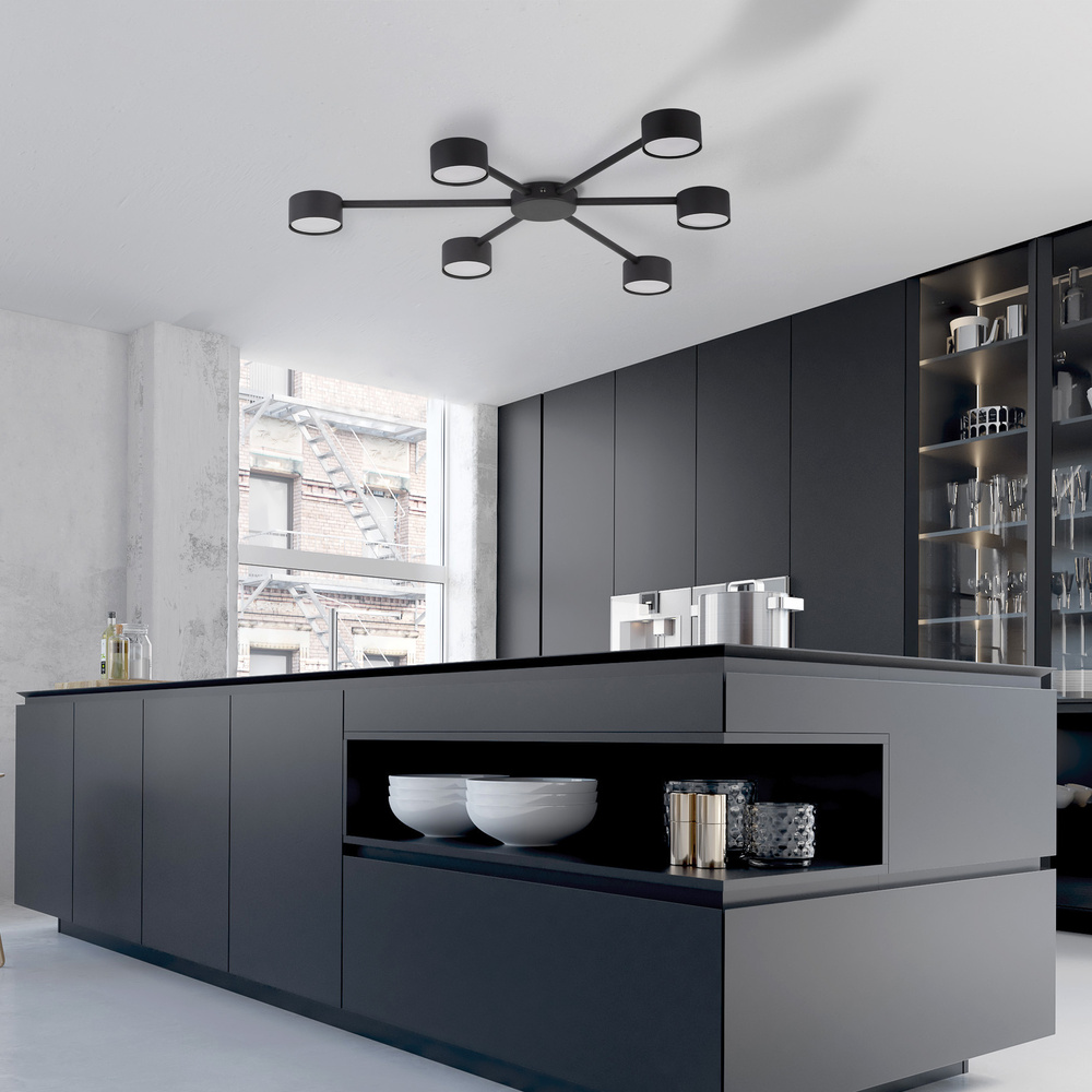 AVIA BLACK LAMPA SUFITOWA 6