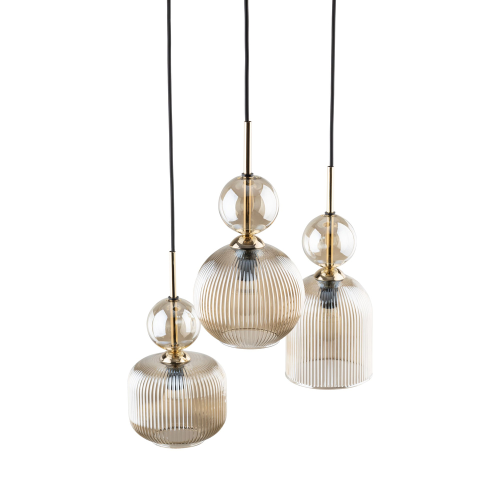 SOPHIA COGNAC LAMPA WISZACA 3XE14