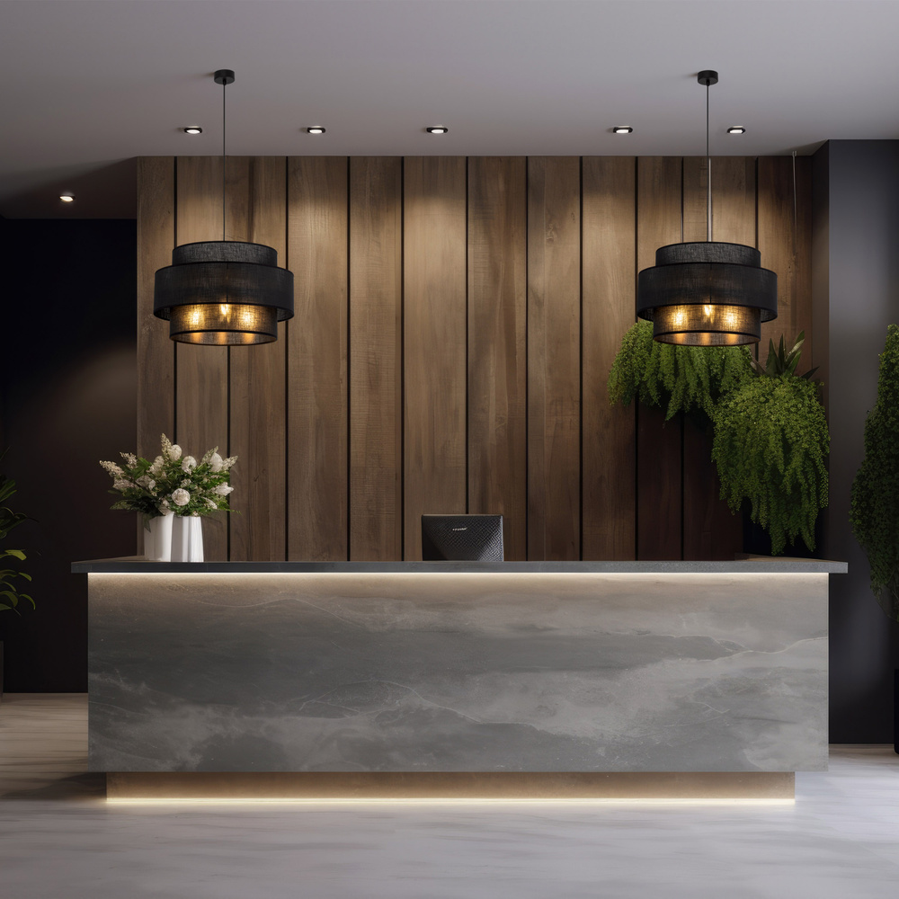 CALISTO BLACK LAMPA WISZACA 3 500