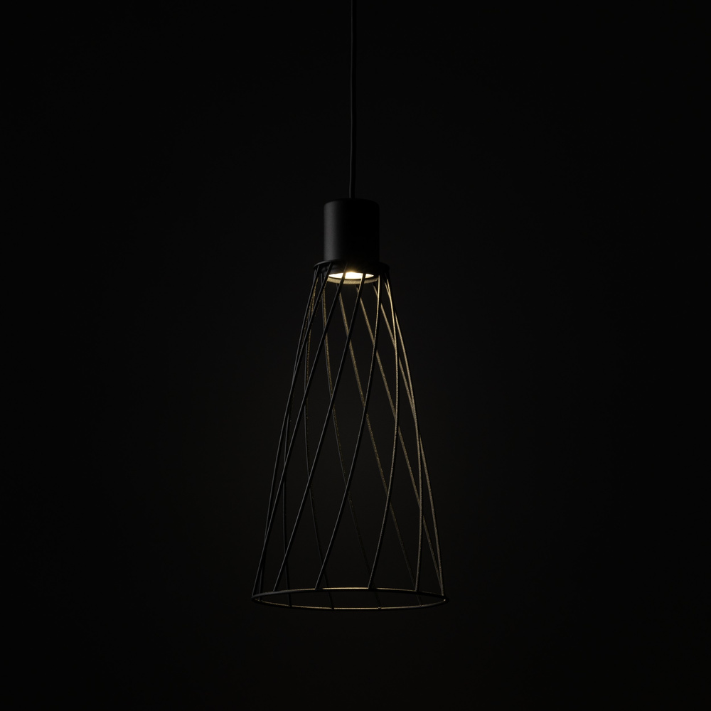 MODESTO BLACK LAMPA WISZACA 1