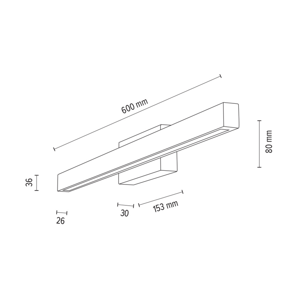 Kinkiet AQUA LUCE drewno dębowe 2017422700000