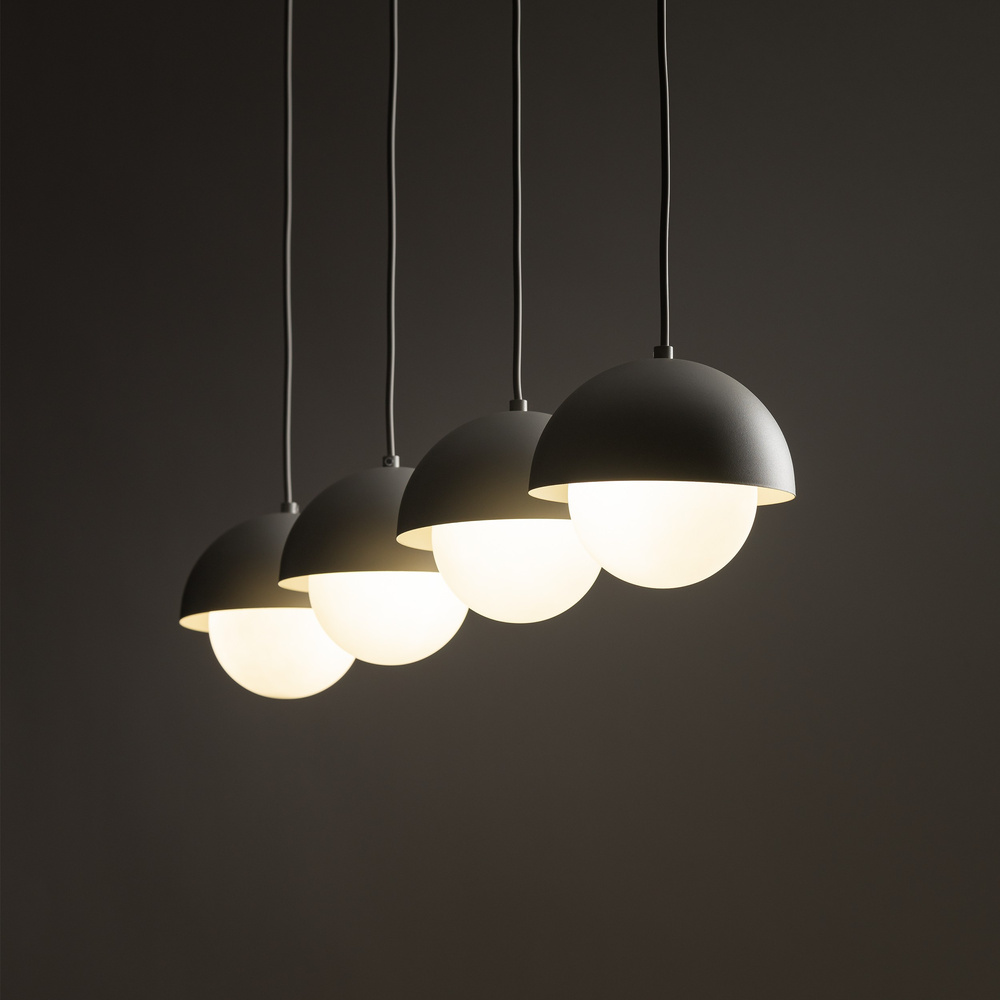 BONO BEIGE LAMPA WISZĄCA 4 LISTWA