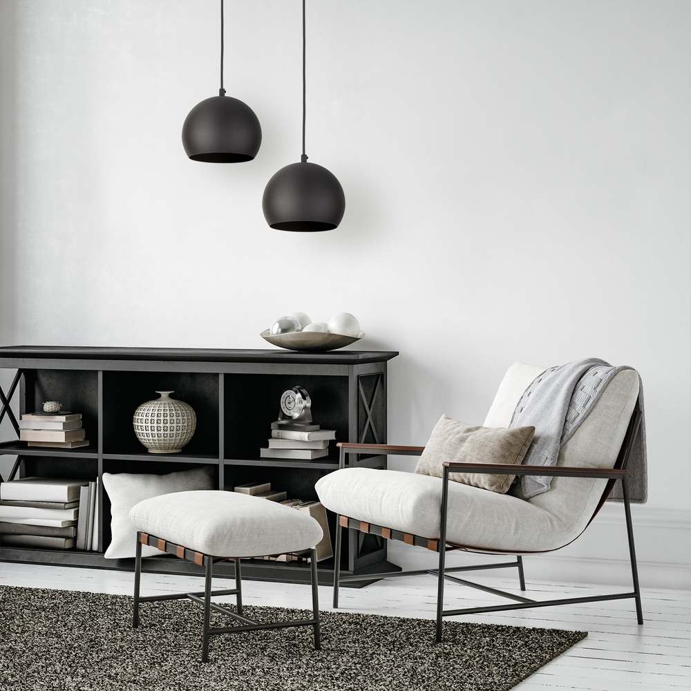 ZOE BLACK LAMPA WISZACA 1 S