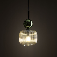 SOPHIA GREEN COGNAC LAMPA WISZĄCA 1XE14
