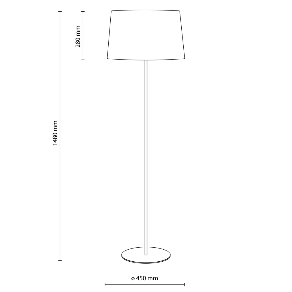 MAJA SABIA LAMPA PODŁOGOWA 1XE27