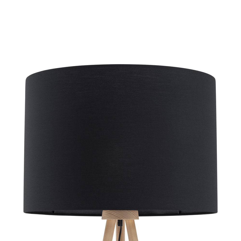 TOKYO BLACK LAMPA PODŁOGOWA 1 SOSNA POSTARZANA