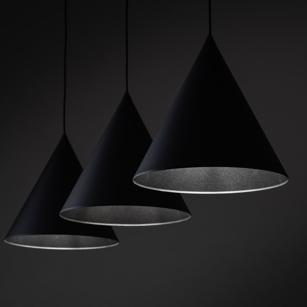 CONO BLACK LAMPA WISZĄCA L 3 LISTWA