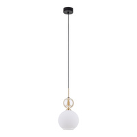 SOPHIA COGNAC WHITE LAMPA WISZACA 1XE14