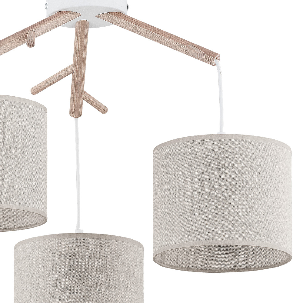 ALBERO LINEN LAMPA WISZĄCA 3