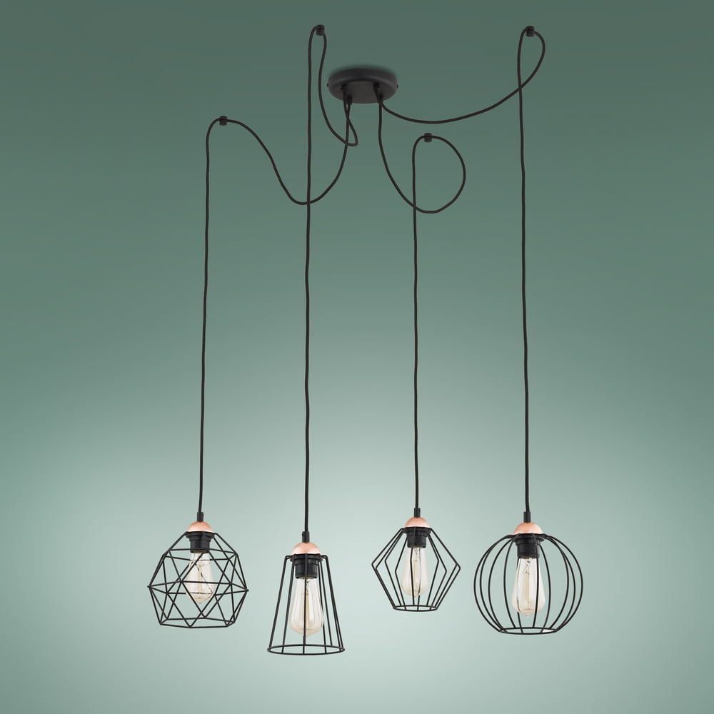 GALAXY PAJĄK LAMPA WISZĄCA 4 PŁ