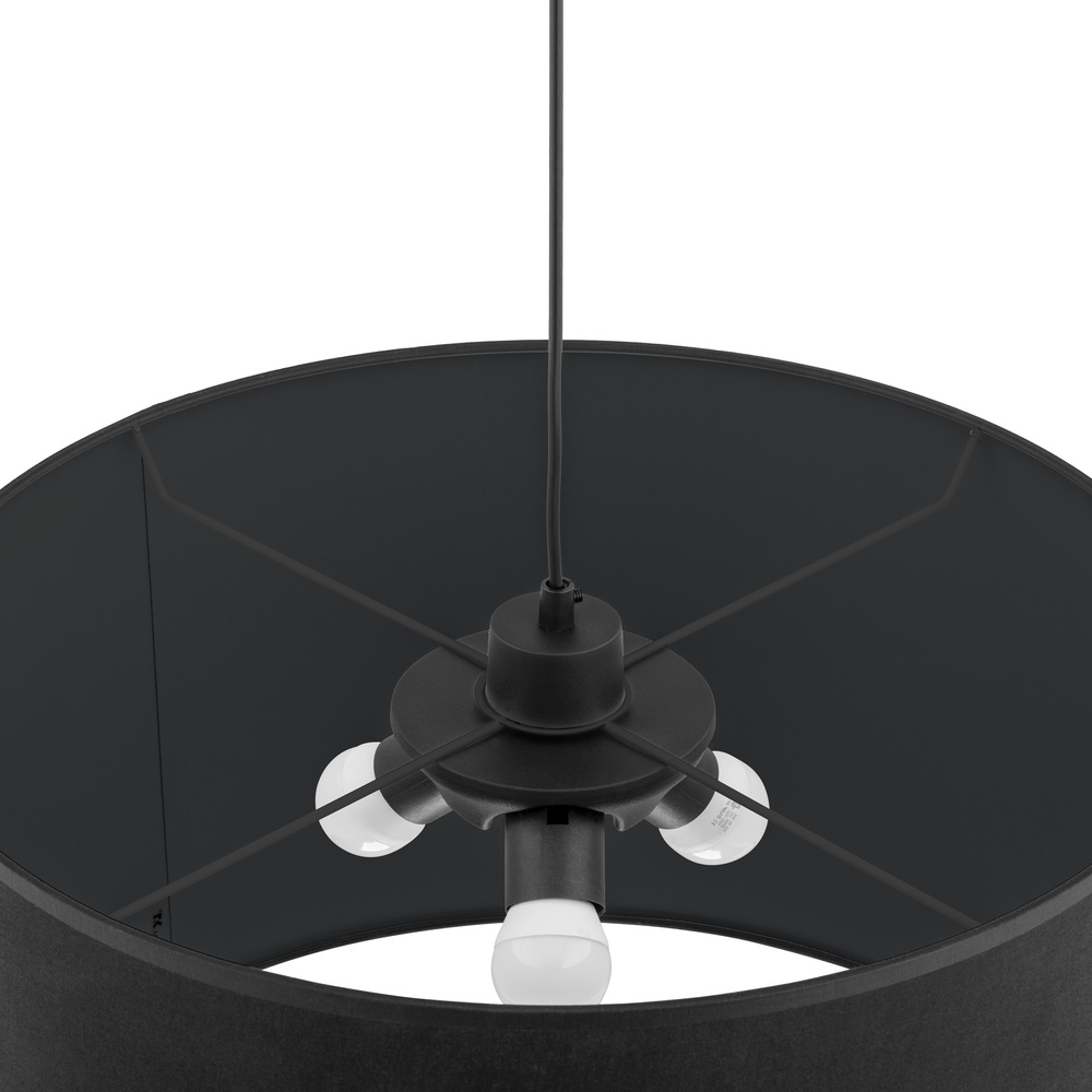 RONDO BLACK LAMPA WISZĄCA 3