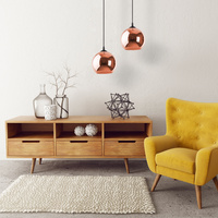 VENEZIA MIEDŹ LAMPA WISZĄCA 1