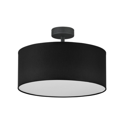 RONDO BLACK LAMPA SUFITOWA 4 450