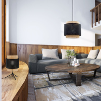 BOHO BLACK LAMPA WISZĄCA 1