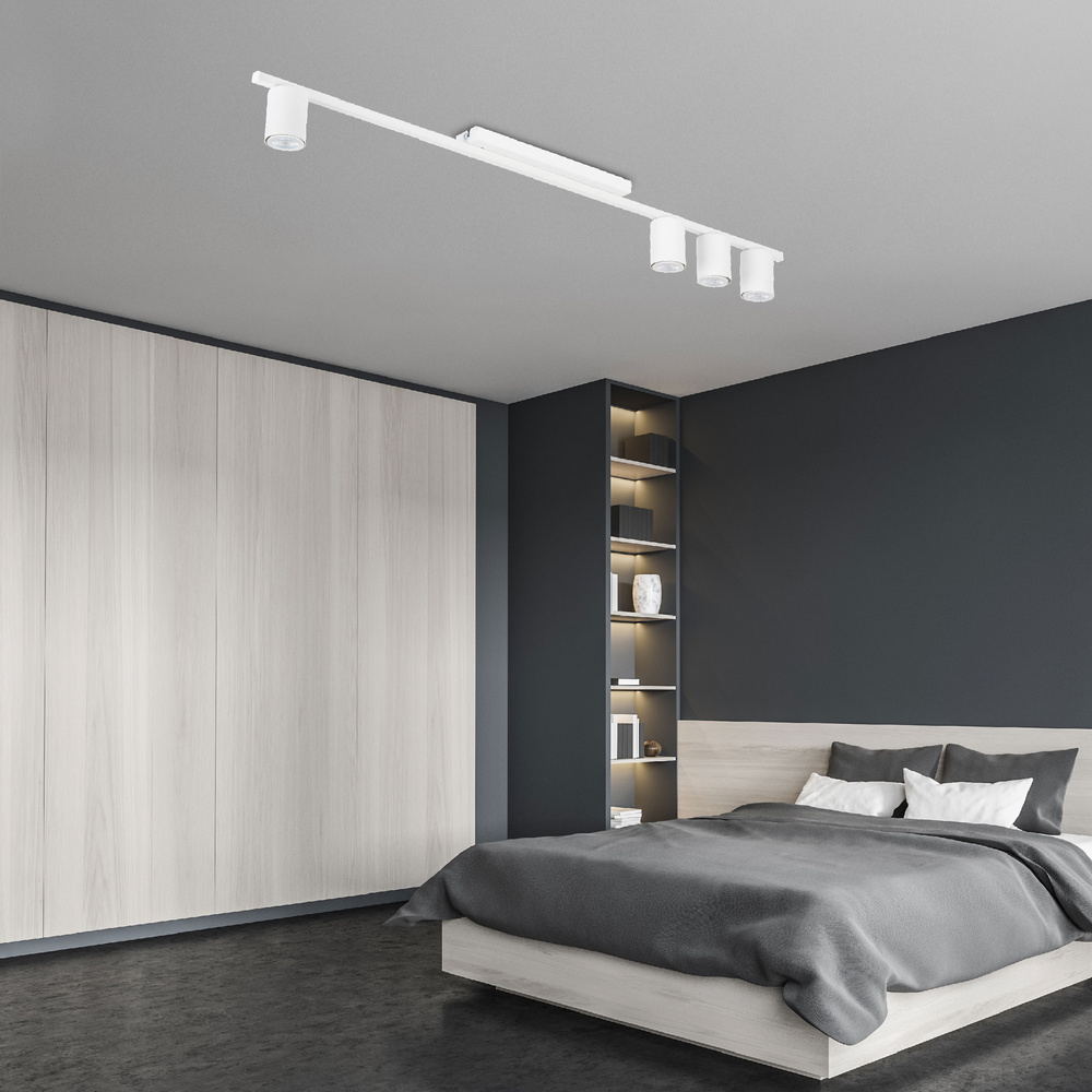 LOGAN WHITE LAMPA SUFITOWA 4