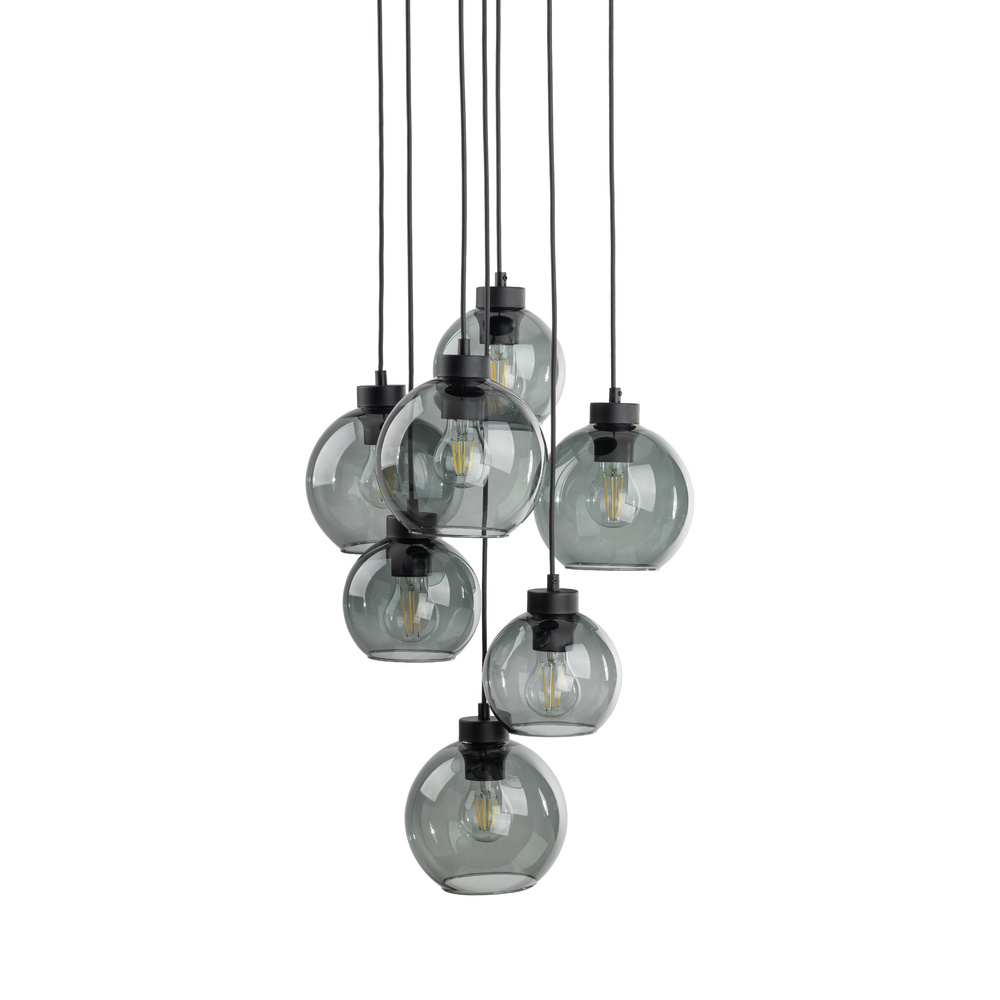 CUBUS GRAPHITE LAMPA WISZĄCA 7 KOŁO