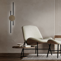 JAVA BLACK WOOD KINKIET 2