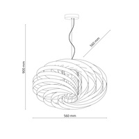 MONTOYA BLACK LAMPA WISZĄCA 4X27
