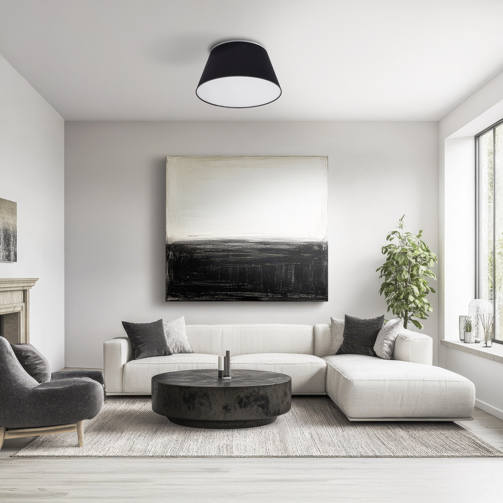 FORMO BLACK LAMPA SUFITOWA 2XE27 380