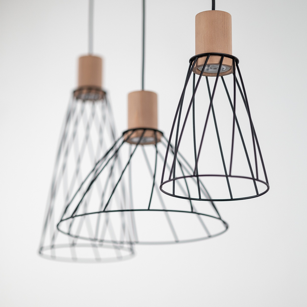 MODESTO WOOD SOSNA LAMPA WISZACA 3