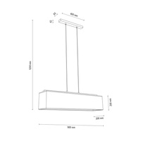 Lampa wisząca HAKON drewno dębowe 1047423111779
