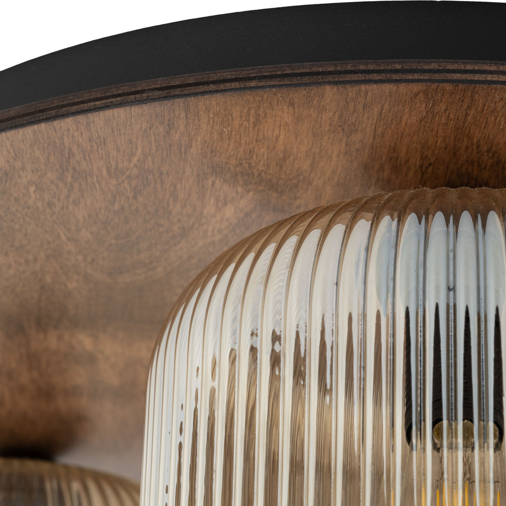 SALVIA BROWN LAMPA SUFITOWA 3XE14