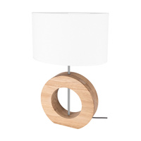 Lampa stołowa LOGAN drewno dębowe 7017411711535