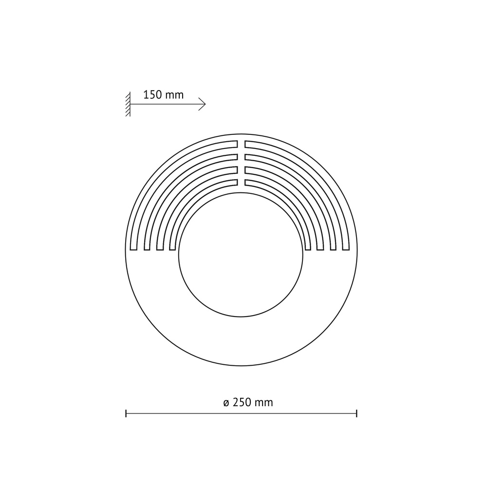 LUNAR WOOD KINKIET 1XG9 250