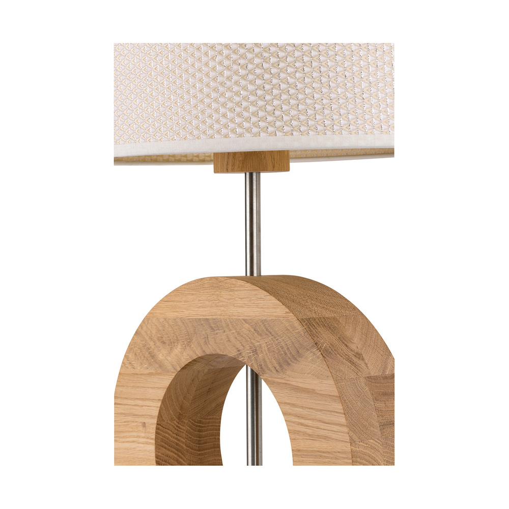 Lampa stołowa LOGAN drewno dębowe 7017411711524