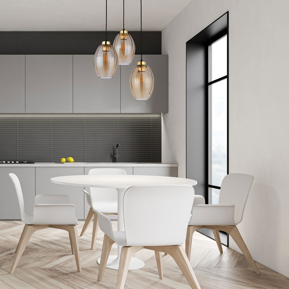 SEBO LAMPA WISZĄCA 3XE27KOŁO