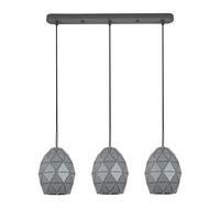 EGANA GRAPHITE LAMPA WISZĄCA 3XE27