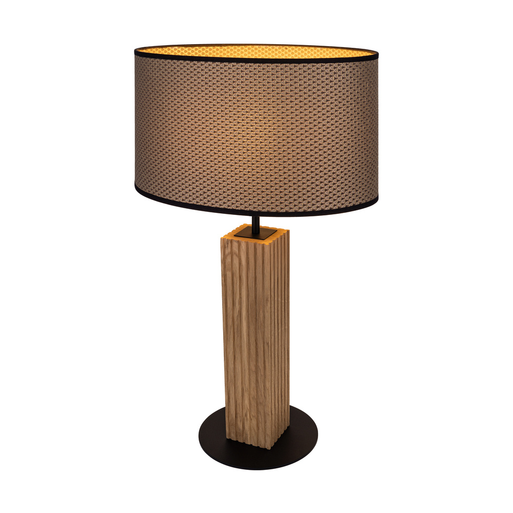 Lampa stołowa RIFLET drewno dębowe 7010412411539