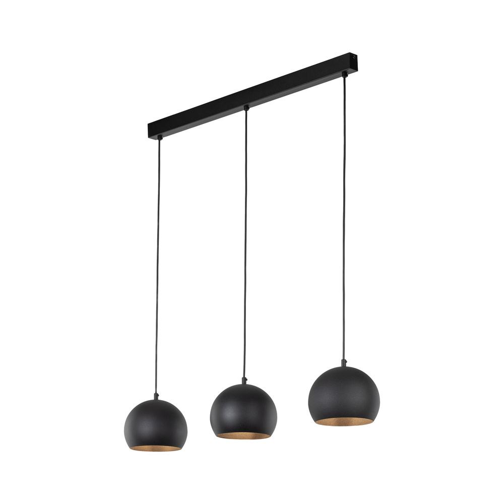ZOE BLACK LAMPA WISZACA 3 S