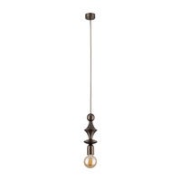 TOWER BROWN LAMPA WISZACA 1XE27