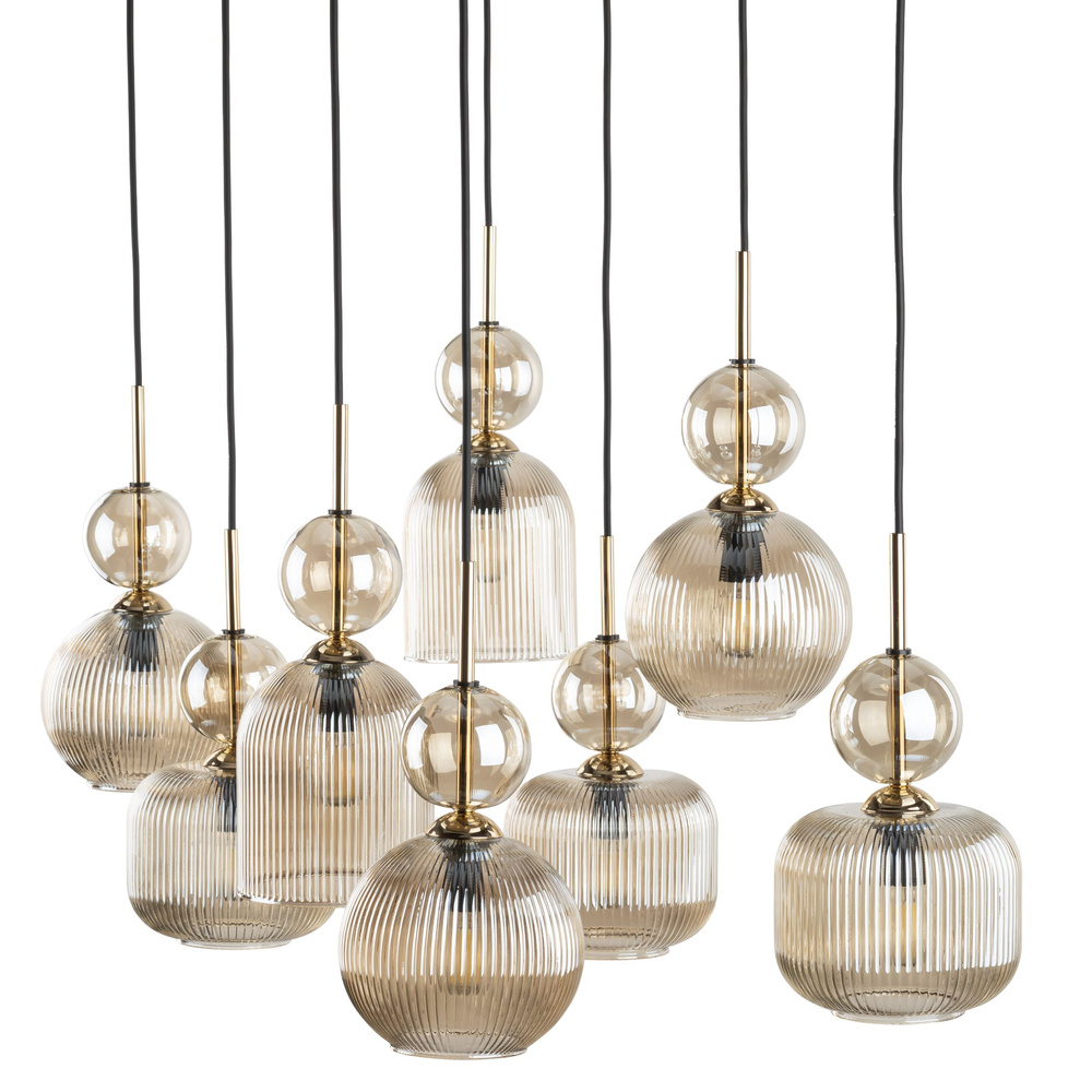 SOPHIA COGNAC LAMPA WISZĄCA 8XE14