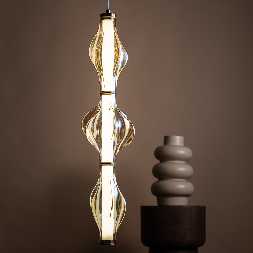 ELVA BRASS LAMPA WISZĄCA LED 22W