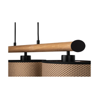 Lampa wisząca MERCEDES drewno dębowe 1037414211537