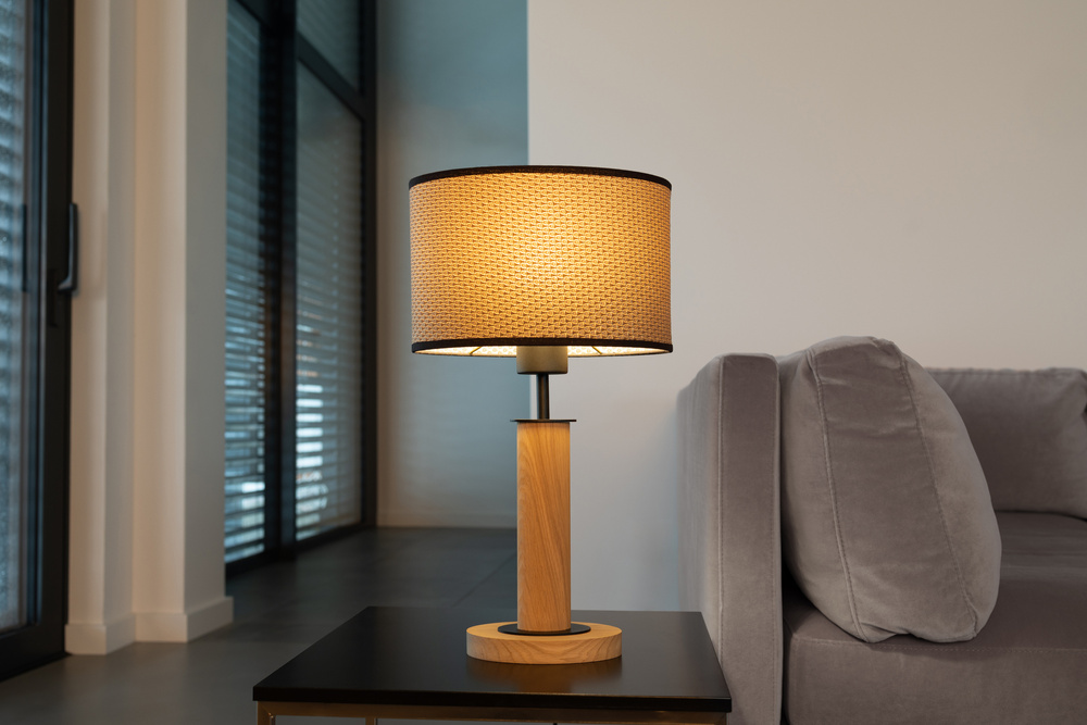 Lampa podłogowa MERCEDES drewno dębowe 7017400311537