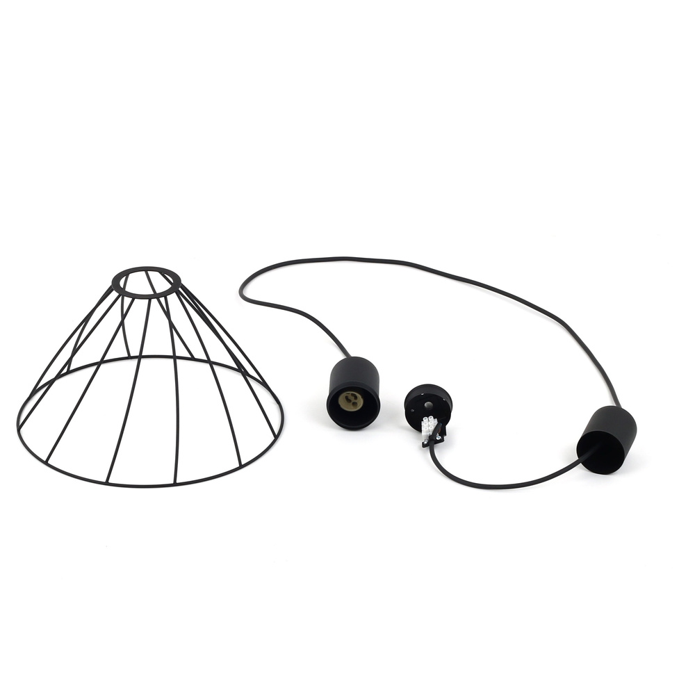 MODESTO BLACK LAMPA WISZACA 1