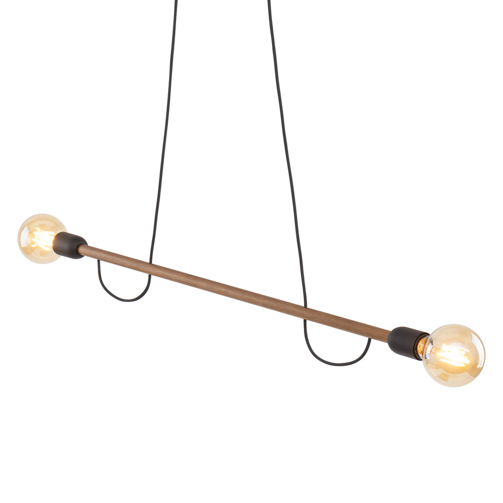 HELIX WOOD ORZECH LAMPA WISZACA 2
