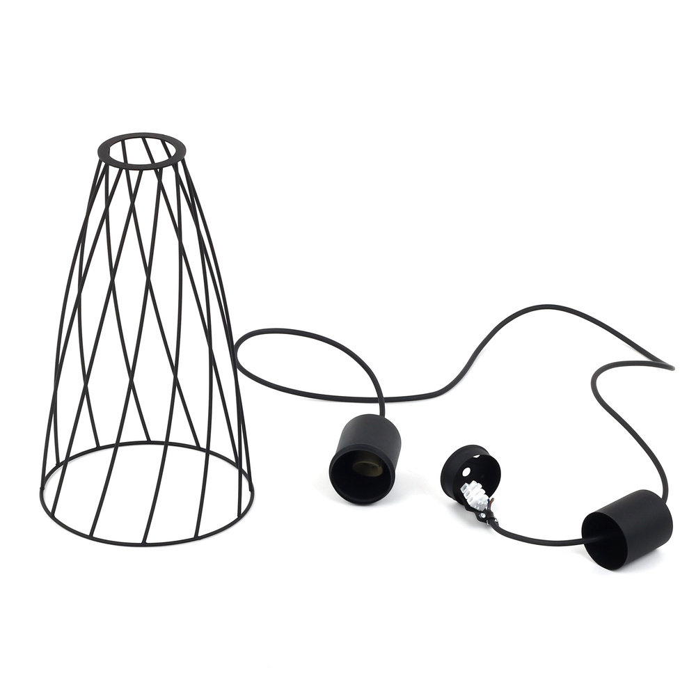 MODESTO BLACK LAMPA WISZACA 1