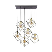 ALAMBRE LAMPA WISZĄCA  6 PŁ CZ/ZŁ