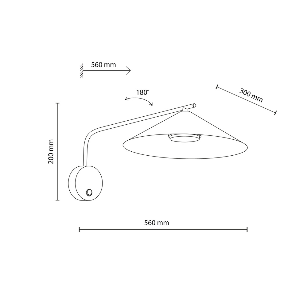 LUME M NEW BROWN KINKIET 1XGX53