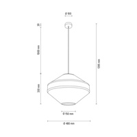 Lampa wisząca AMIGO drewno dębowe 1017408310278
