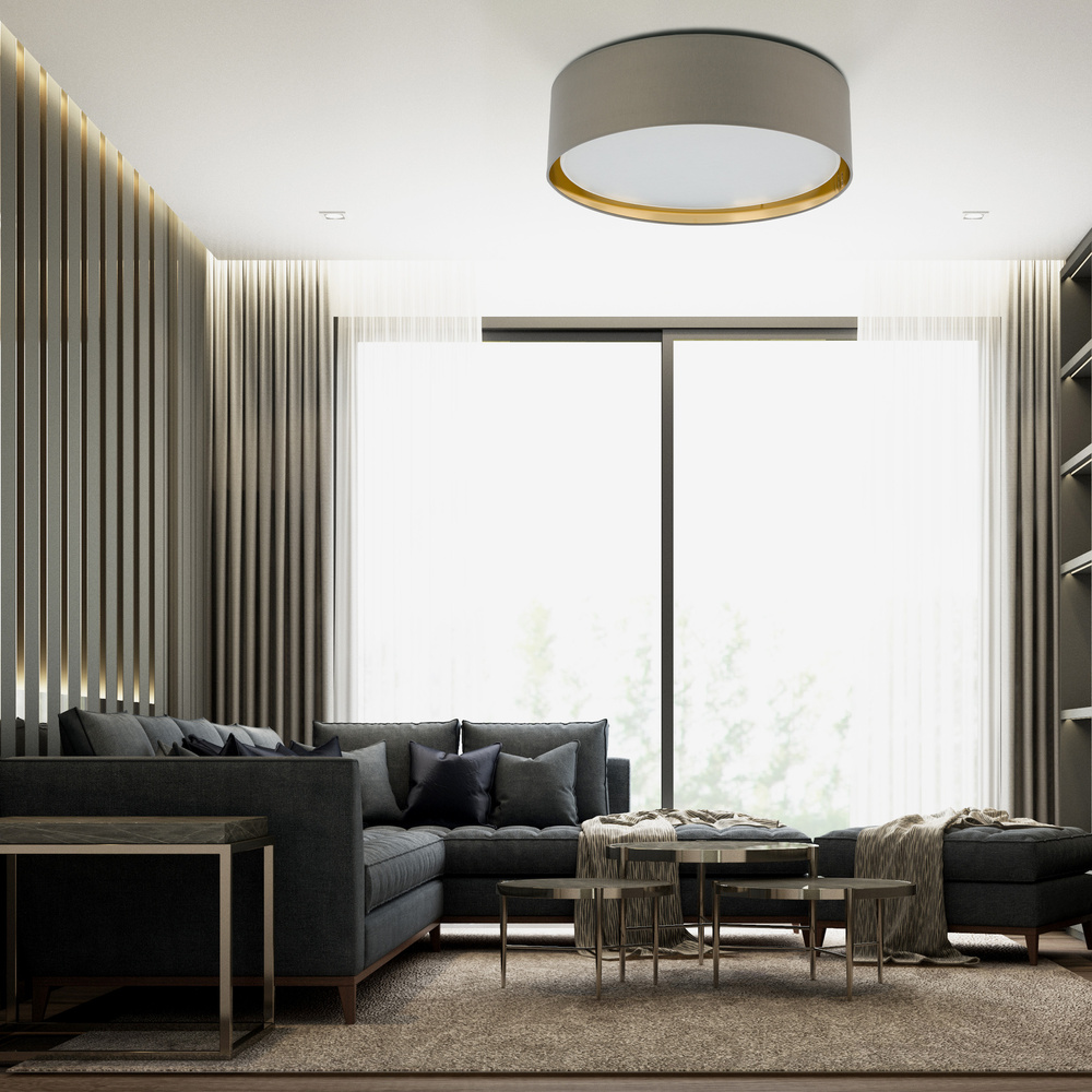 BILBAO BEIGE/GOLD LAMPA SUFITOWA 4 600