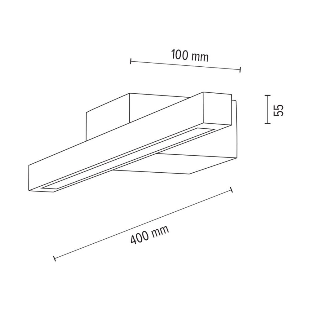 Kinkiet AQUA LUCE drewno dębowe 2017422900000