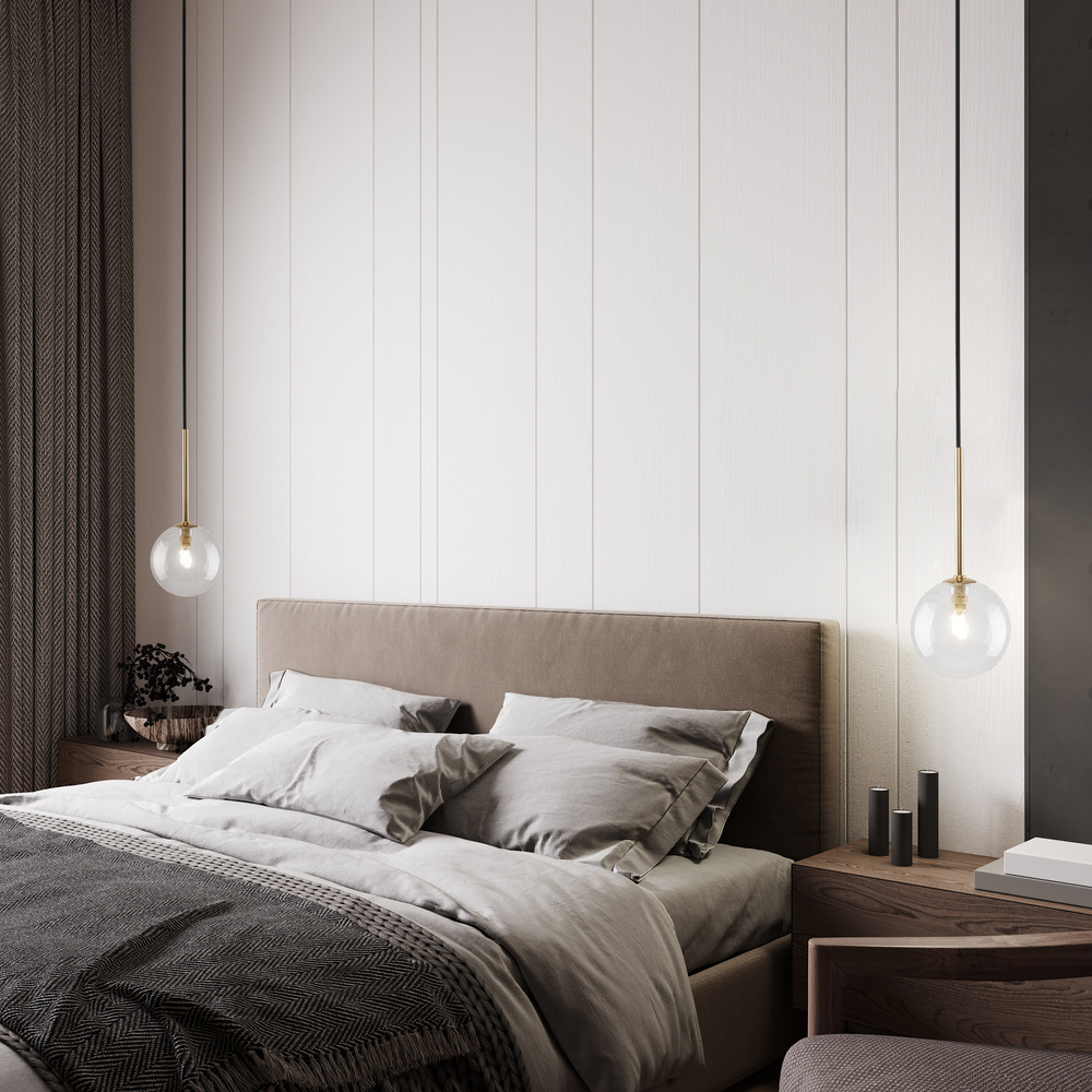 NILOS BLACK / GOLD LAMPA WISZACA 1