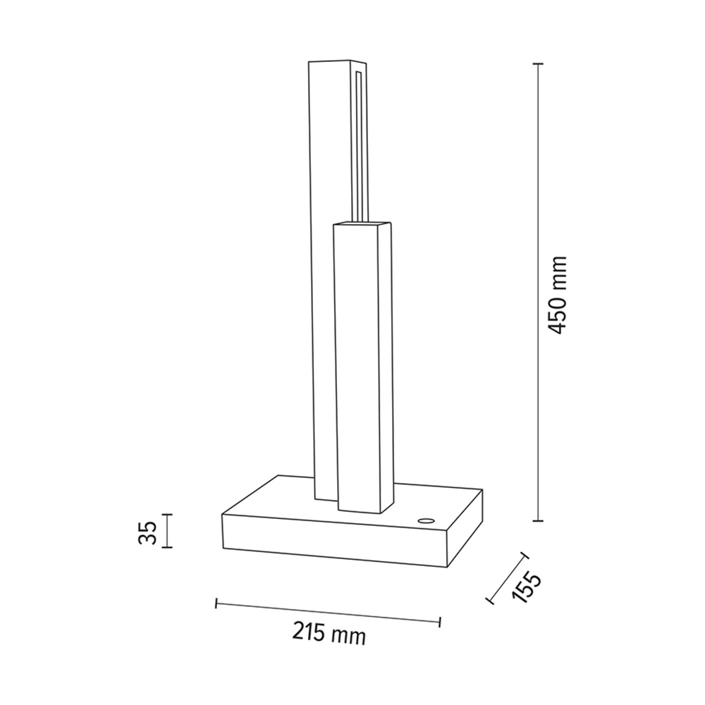 Lampa stołowa SOHO drewno dębowe DIMM 7027407500000